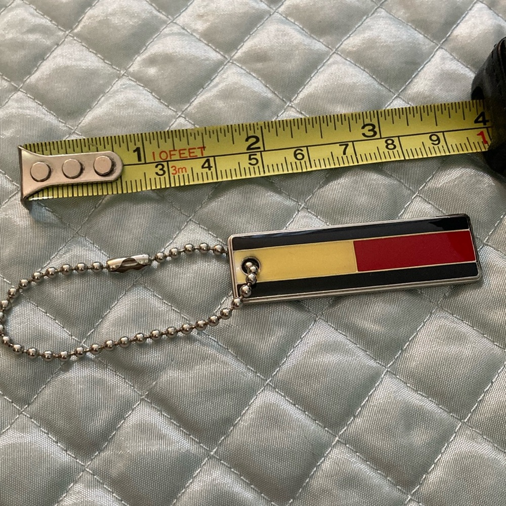 Tommy Hilfiger key fob bag tag